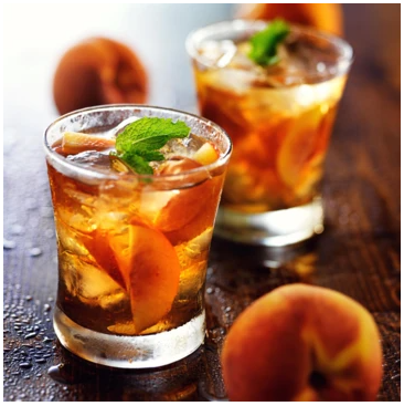 Peach Bourbon Smash