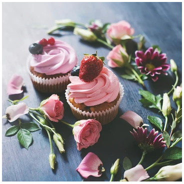 Strawberry Rose Frosting