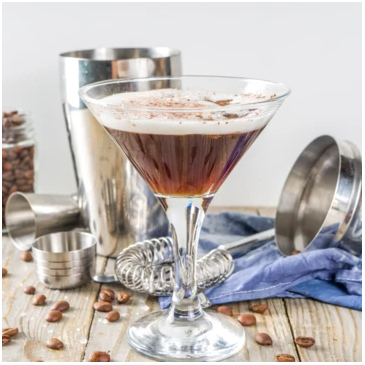 Salted Dark Chocolate Espresso Martini