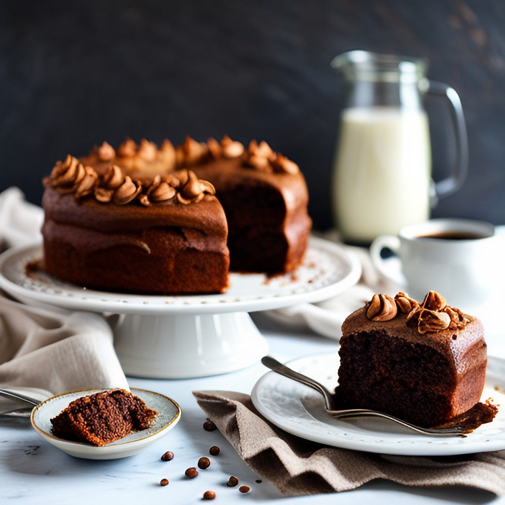 Moist & Fluffy Chocolate Coffee Cake Recipe
