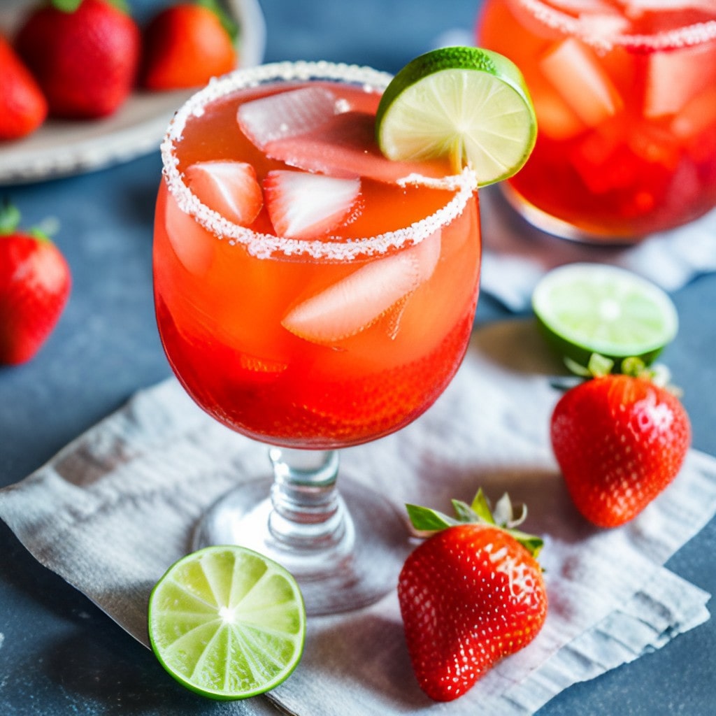 Strawberry Margarita Recipe Made Simple | SMUK Recipe – Skinny Mixes UK