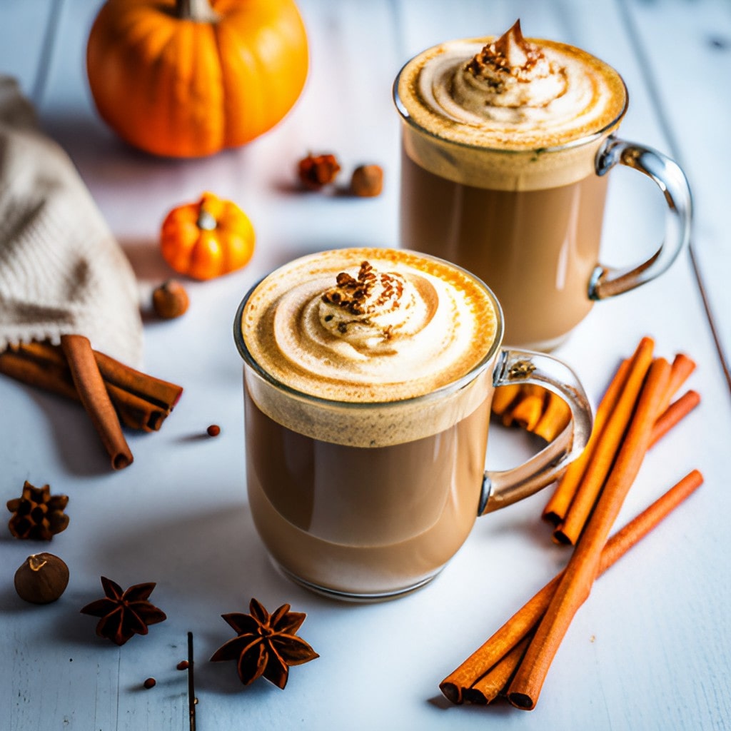 White Chocolate Pumpkin Spice Latte