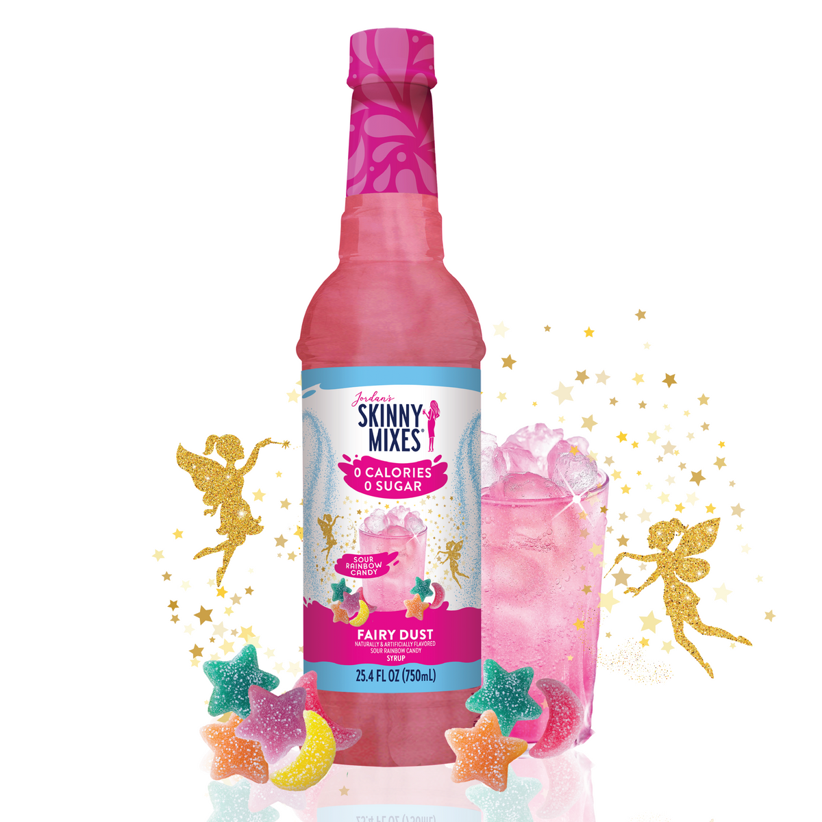 Sugar Free Fairy Dust - Sour Rainbow Candy Syrup